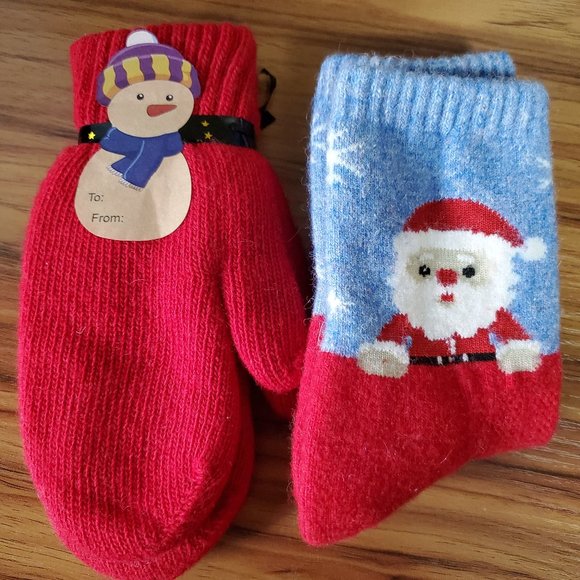 Kids mittens &socks gift set - Picture 1 of 3